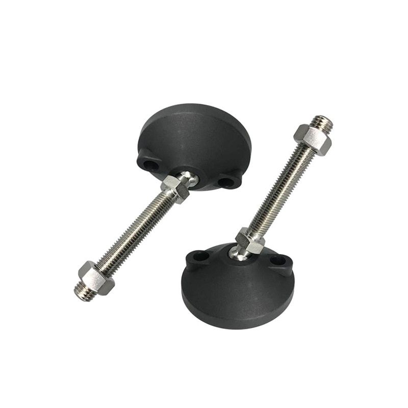 Aluminum Profile Hoof Joint Support Foot Cup Machine Screw Nylon Fixed Foot Cup D60xM10x150mm M10x100mm M12x100mm M12x60mm-D60xM10x50