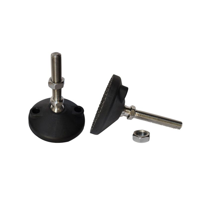 Aluminum Profile Hoof Joint Support Foot Cup Machine Screw Nylon Fixed Foot Cup D60xM10x150mm M10x100mm M12x100mm M12x60mm-D60xM10x50