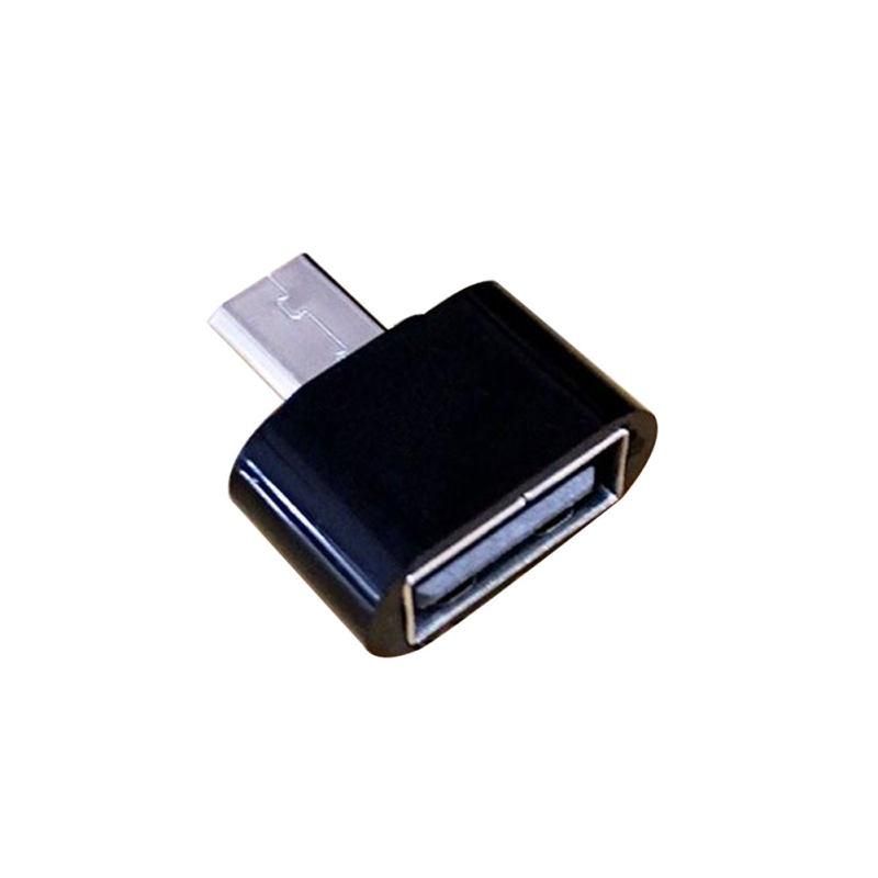 Universal Mini Micro to USB 2.0 OTG Adapter Connector-White