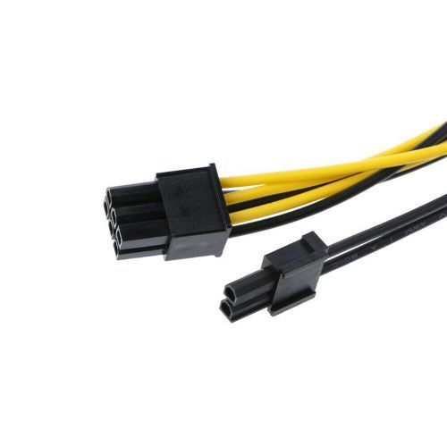 Dual SATA To PCI-E Power Cable 15Pin SATA To 8 Pin / 6 Pin Video Card Power Wire