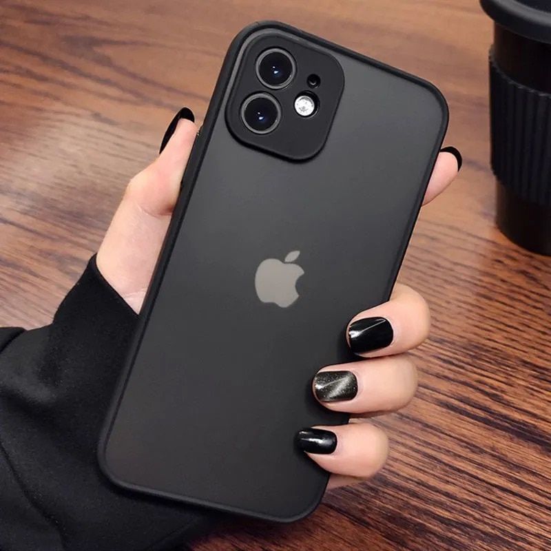 IPhone 12 Case Matte Shockproof Silicone Cover