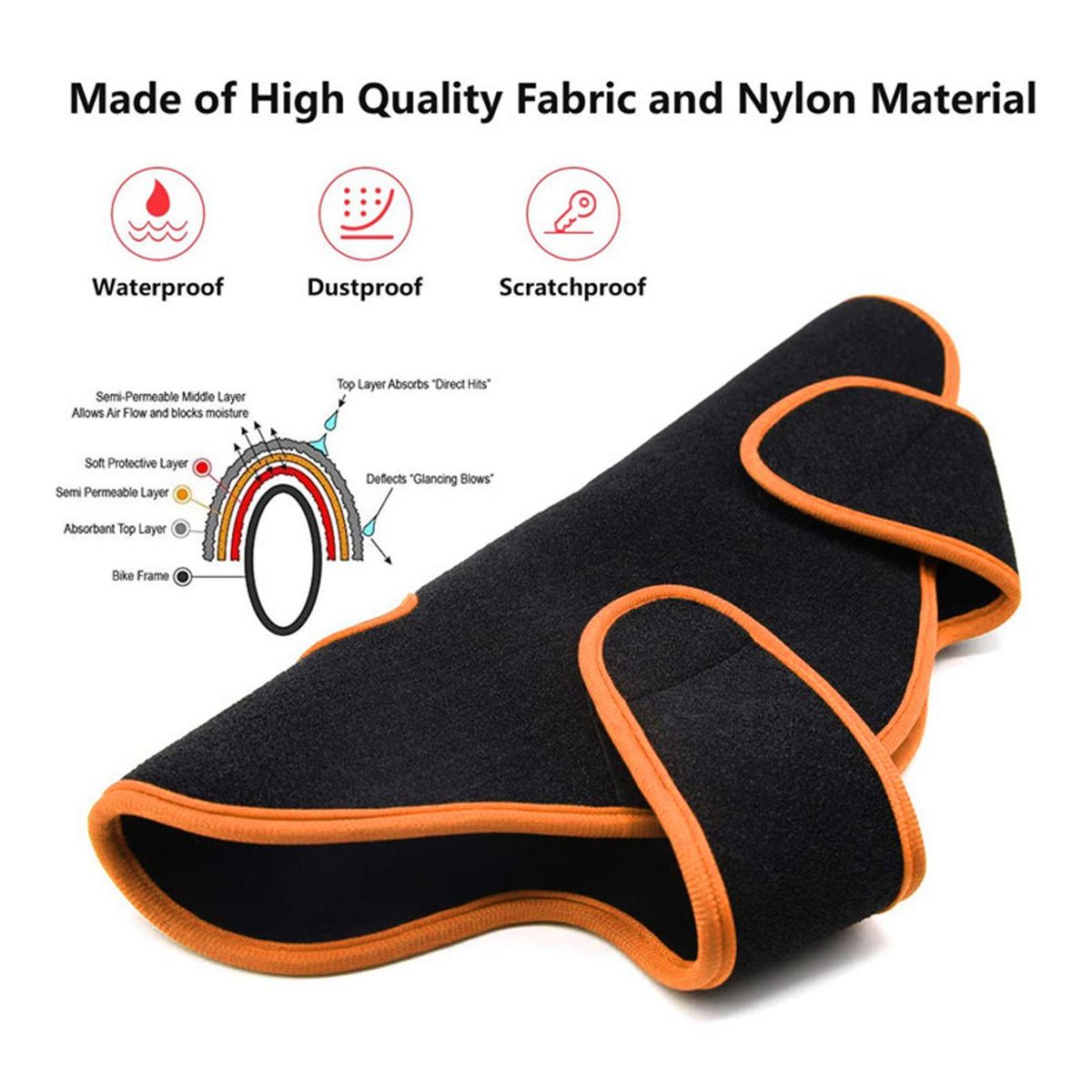 Durable Spin Bike Frame Protection Wrap Stationary Spinning Bicycle