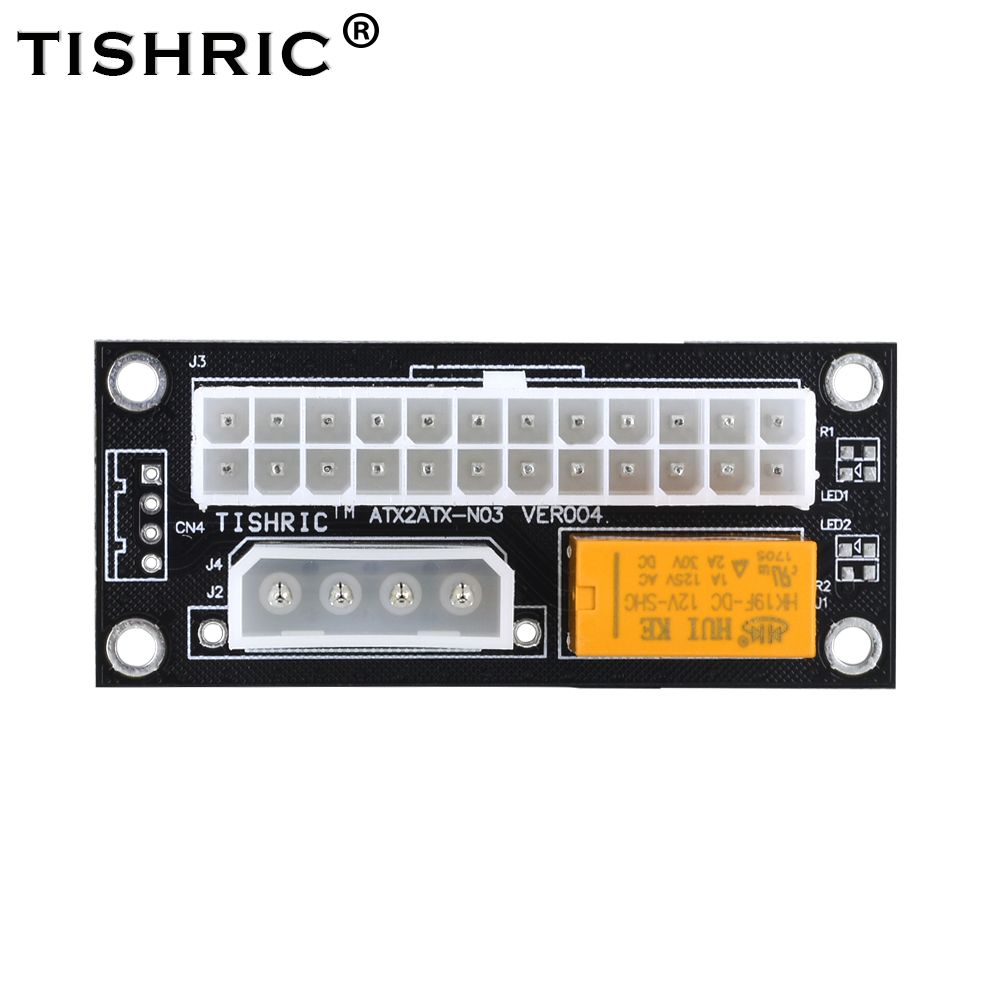 Dual PSU Power Supply Sync Adapter Fast Shipping Add2psu ATX 24Pin To 4pin Molex  Connector Riser Card Miner Mining BTC