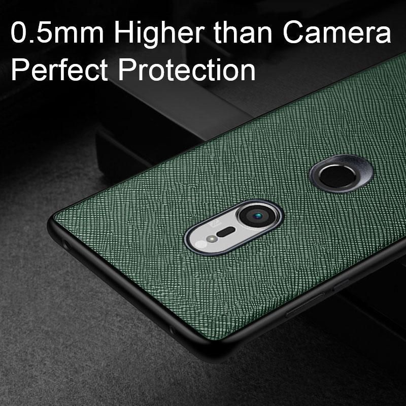 Case for Sony Xperia XZ3 funda Cross  pattern Leather skin phone cover Luxury coque for sony xperia xz3 case capa