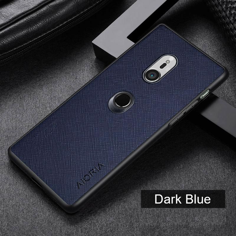 Case for Sony Xperia XZ3 funda Cross  pattern Leather skin phone cover Luxury coque for sony xperia xz3 case capa