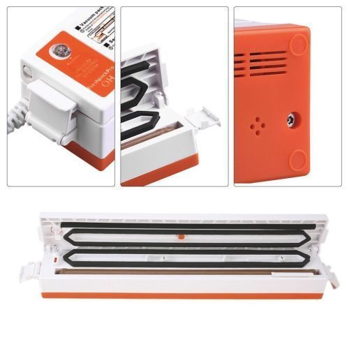 Food Storage Of Household Home Electric Vacuum Sealer Packaging Machine Films Sealer Vacuum Packer Included 15 Pcs Bags