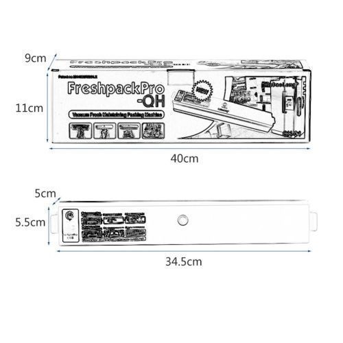 Food Storage Of Household Home Electric Vacuum Sealer Packaging Machine Films Sealer Vacuum Packer Included 15 Pcs Bags