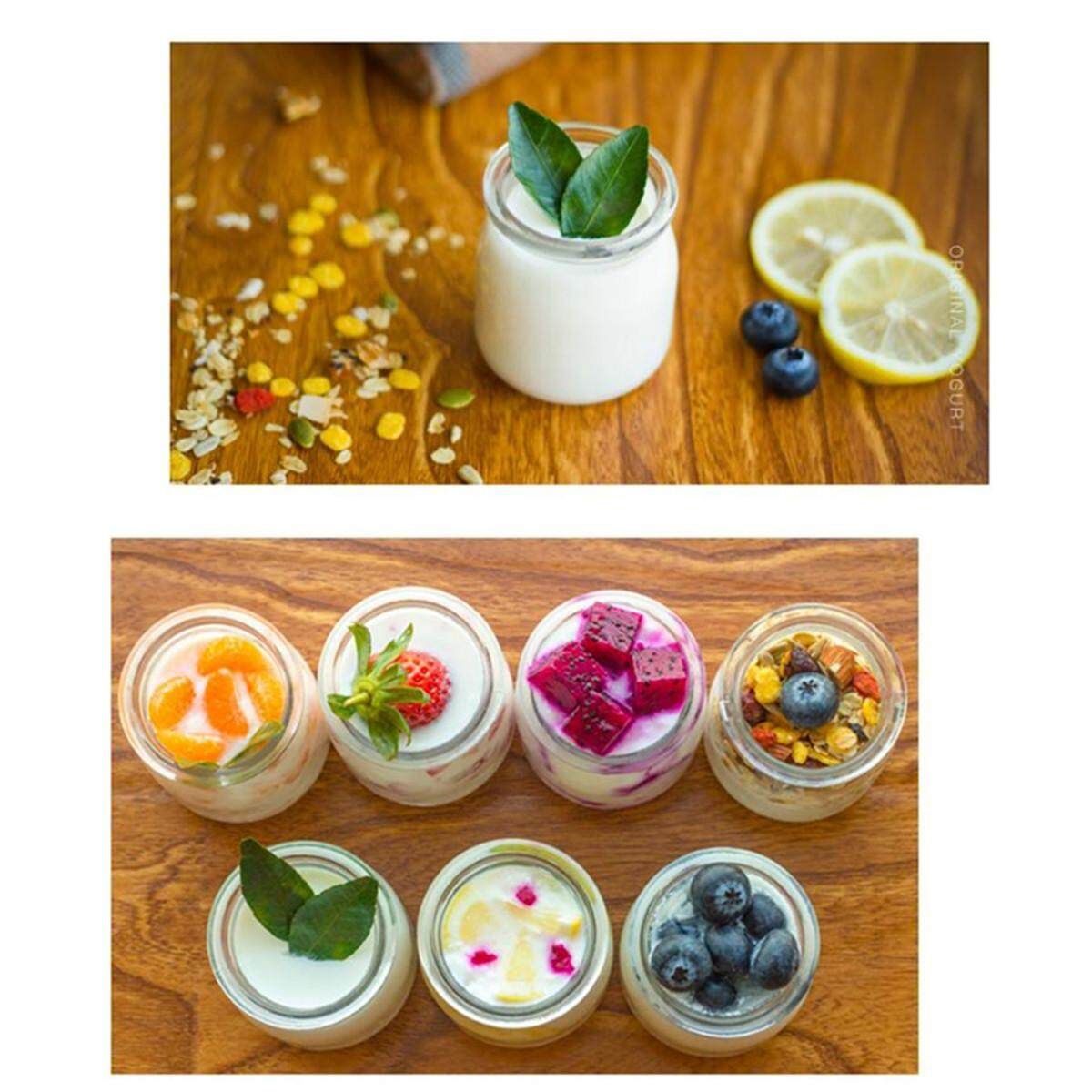 1.7L Yoghurt Maker W/ 7 Glass Jars Automatic Smart Touch Screen Control Yoghurt Maker With & 7 Glass Jars Automatic Smart Touch Screen Control Hot