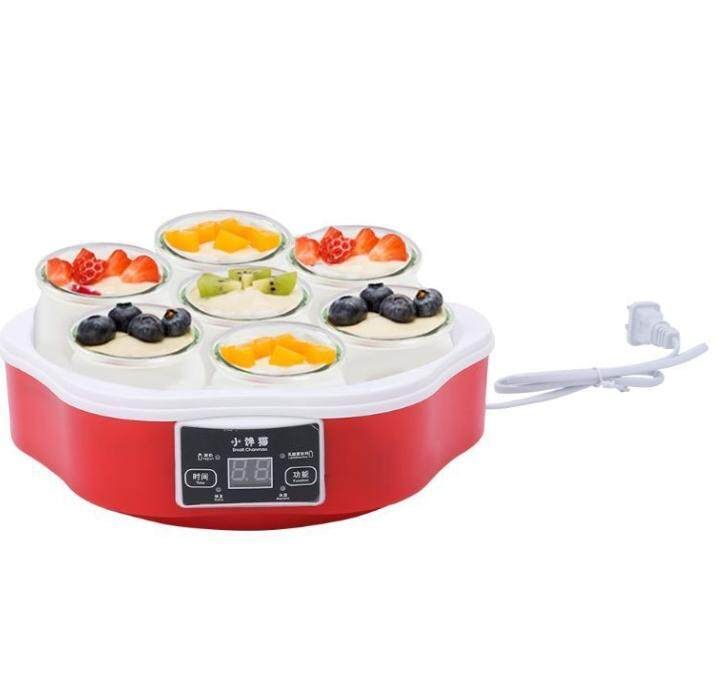 1.7L Yoghurt Maker W/ 7 Glass Jars Automatic Smart Touch Screen Control Yoghurt Maker With & 7 Glass Jars Automatic Smart Touch Screen Control Hot