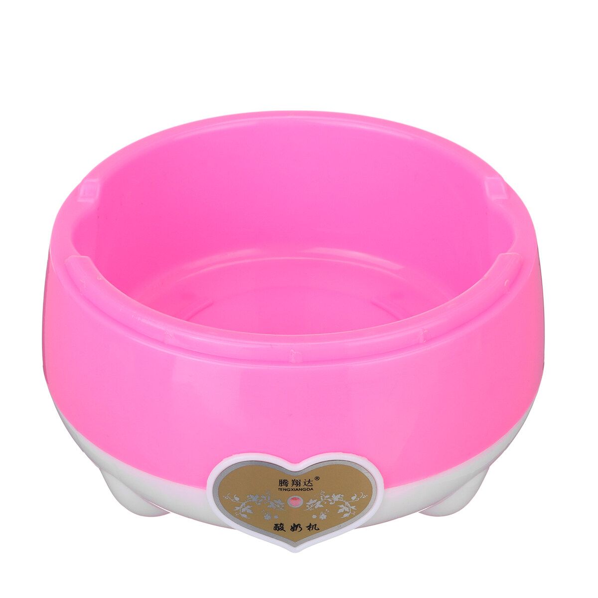 220V 1.0L Yogurt Machine Maker Household Fully Automatic Stainless Steel Small Yogurt Machine Kitchen Tools Stainless Steel Inner /Plastic Inner Pink (Stainless Steel)