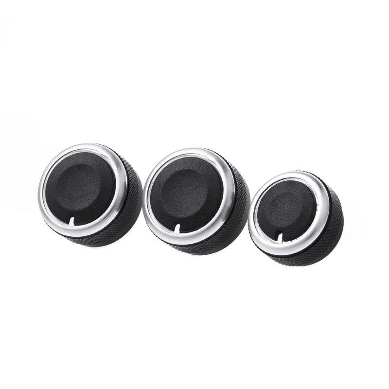 3 Pcs A/C Air Condition Panel Control Switch Knob for MK6 Bora Golf 5 Tiguan