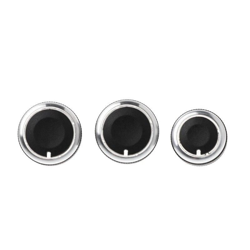 3 Pcs A/C Air Condition Panel Control Switch Knob for MK6 Bora Golf 5 Tiguan