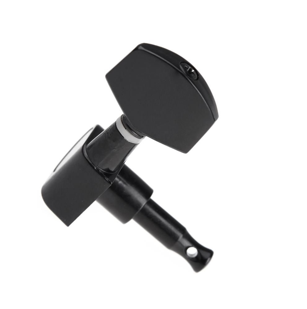 Black Sealed Tuning Pegs Tuner Machine Head 3R 3L Electric/Acoustic Guitar Parts