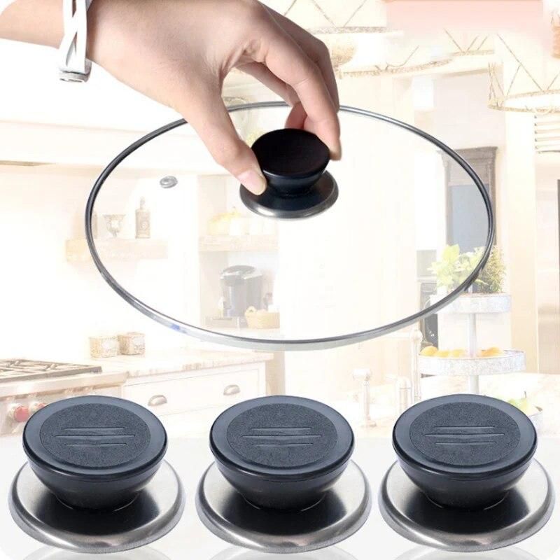 1pc Pot Lid kitchen Cookware Replacement Utensil Pot Pan Lid Cover Circular Holding Knob Screw Handle Kitchen gadgets