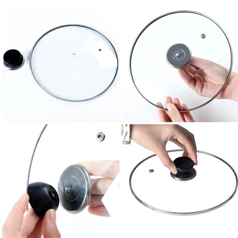 1pc Pot Lid kitchen Cookware Replacement Utensil Pot Pan Lid Cover Circular Holding Knob Screw Handle Kitchen gadgets
