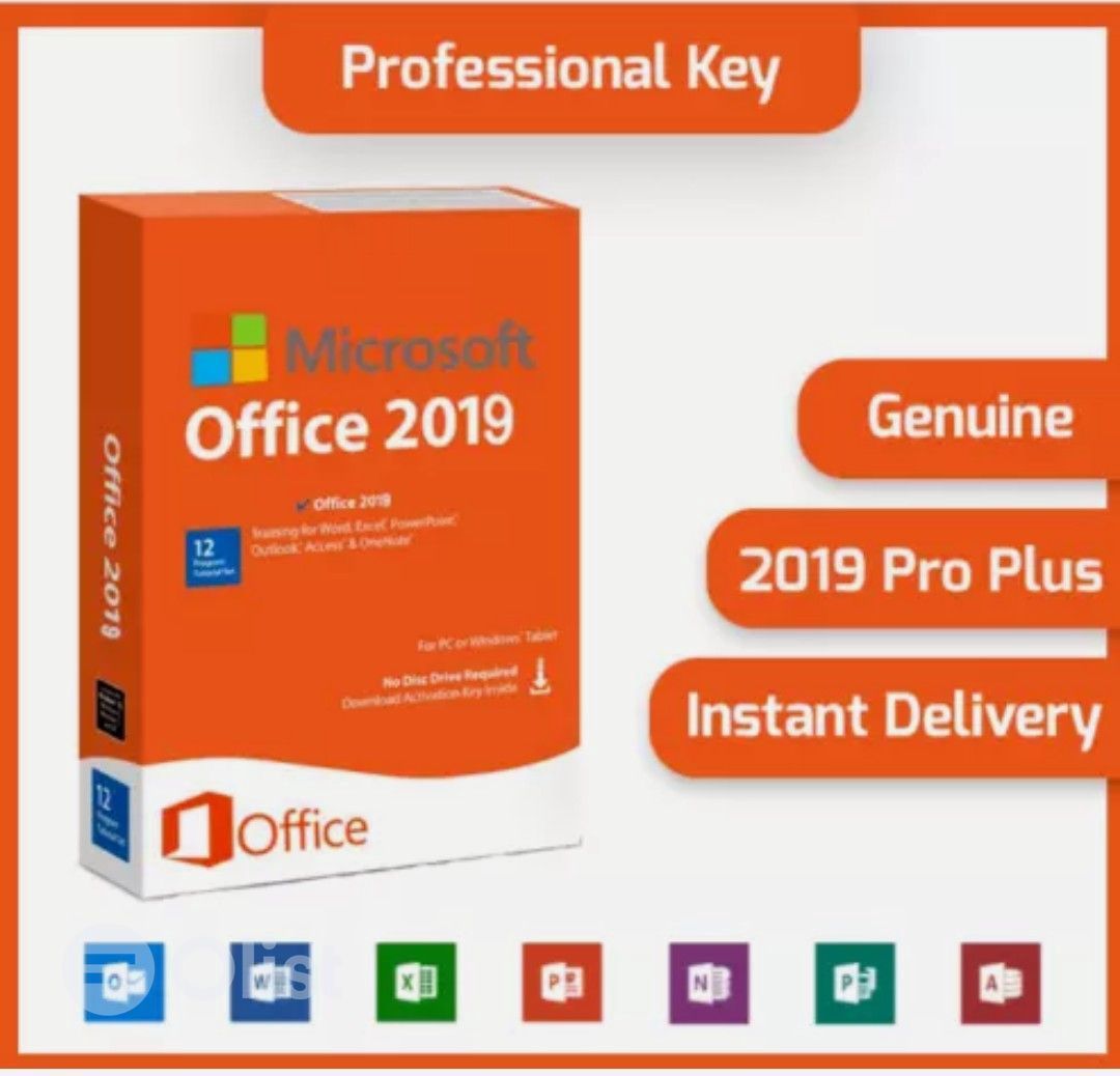 Office 2019 Professional Plus Activation Key For 1 User
