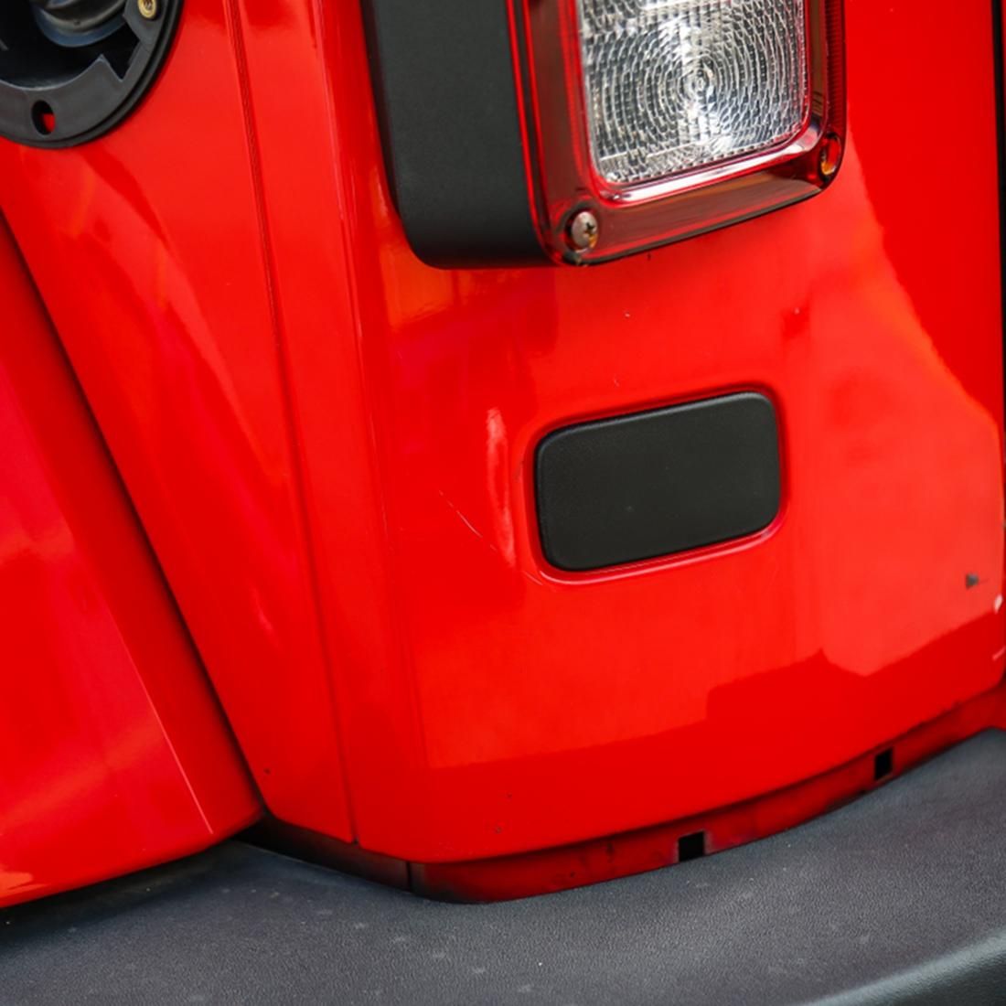 Car Left Tail Light Decorative Trim Cover for Jeep Wrangler JK 2007-2017 Accessories,Black