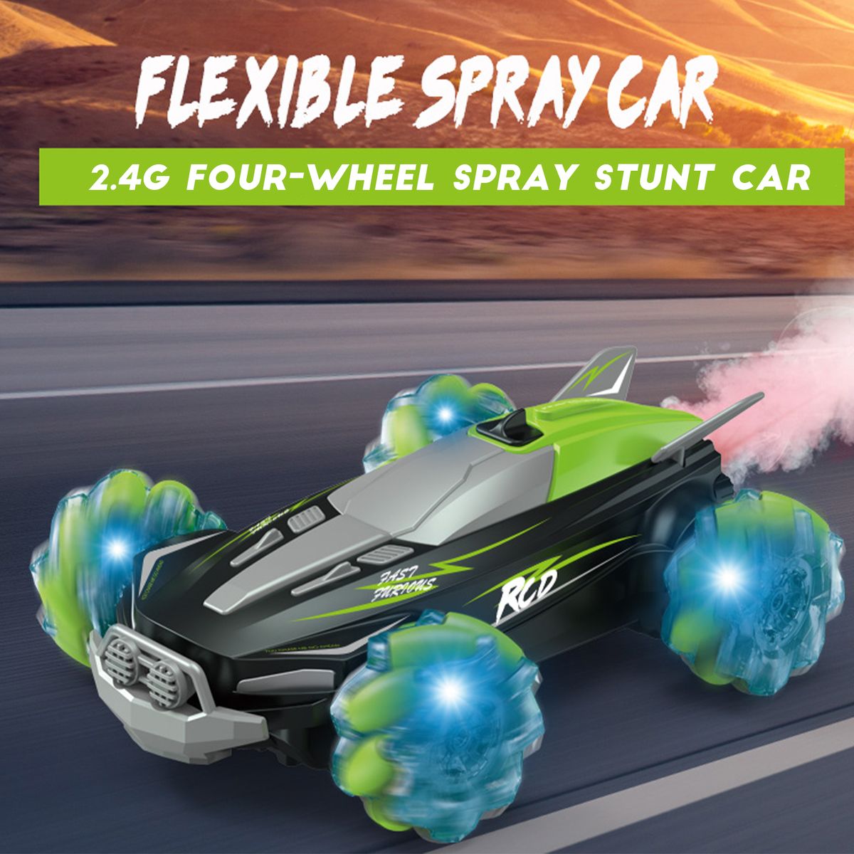 D888  RC Stunt Car Remote Control Car 4WD For Kids Boys 2.4G