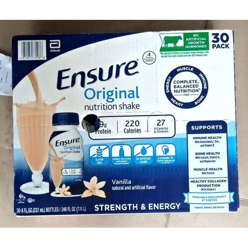 Vanilla Nutrition Shake Drink - 24 Bottles