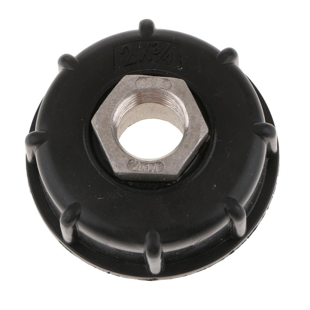 IBC Tank Cap Adapter 60mm Coarse Thread To 1/2" Outlet Garden Hose
