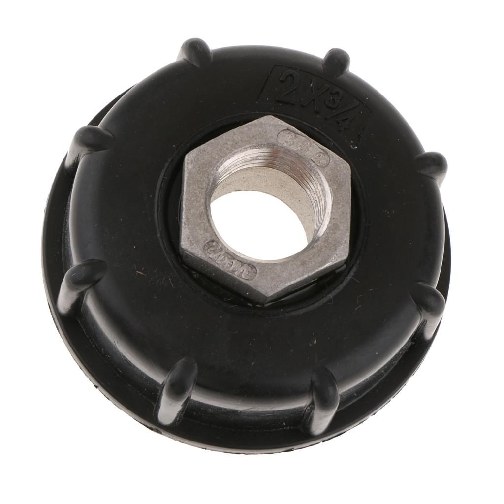 IBC Tank Cap Adapter 60mm Coarse Thread To 1/2" Outlet Garden Hose