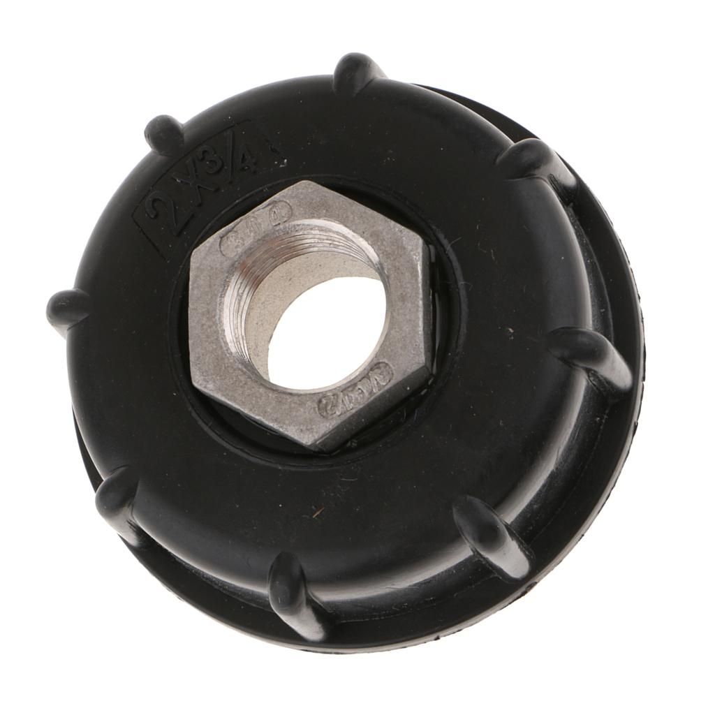 IBC Tank Cap Adapter 60mm Coarse Thread To 1/2" Outlet Garden Hose