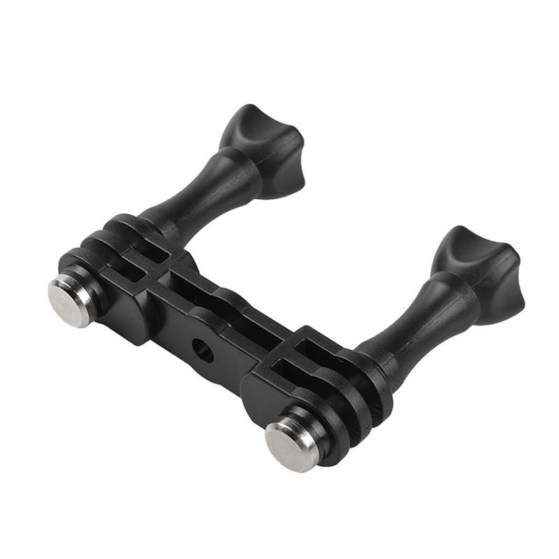 Double Holder Bracket Tripod Mount Adapter for Hero 11 10 9 8 7 6 5 Action Camera Accessory