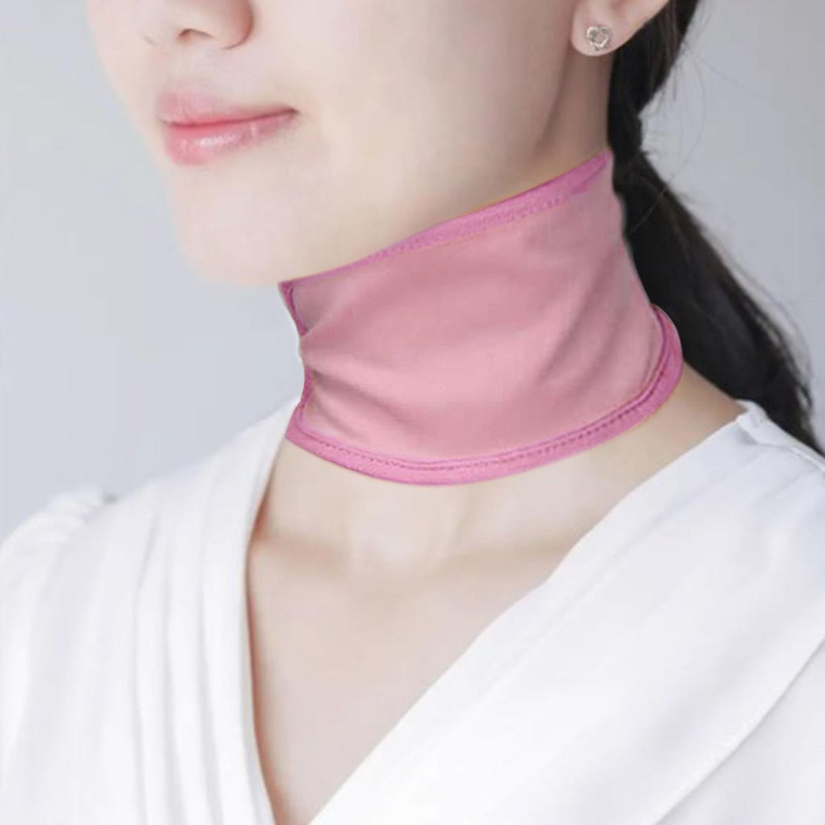 Castor  Less Mess Castor Oil Compress Wrap Neck Castor Pink