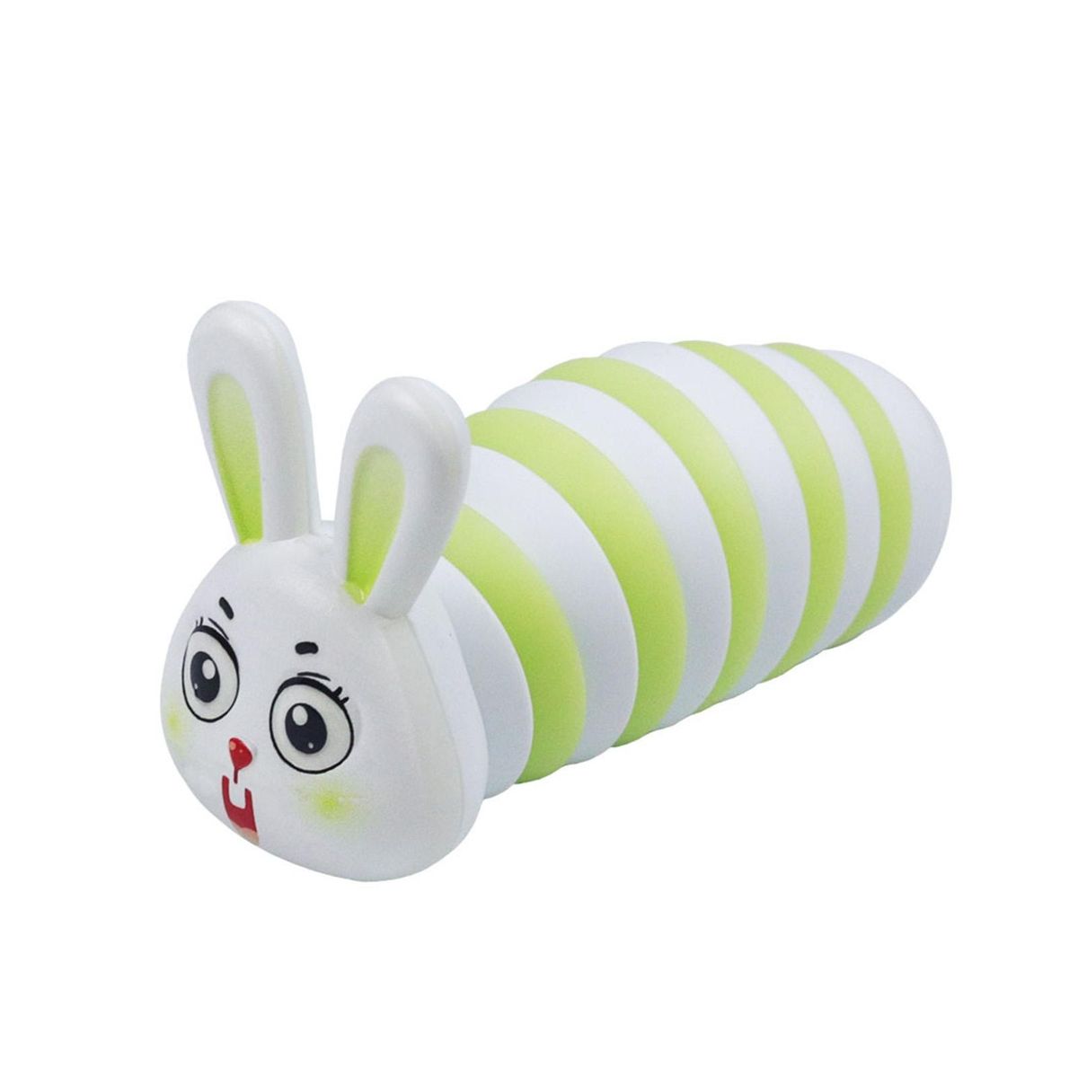 Fidget Slug Bunny Rabbit Slug Fidget Decompression Toy Green White