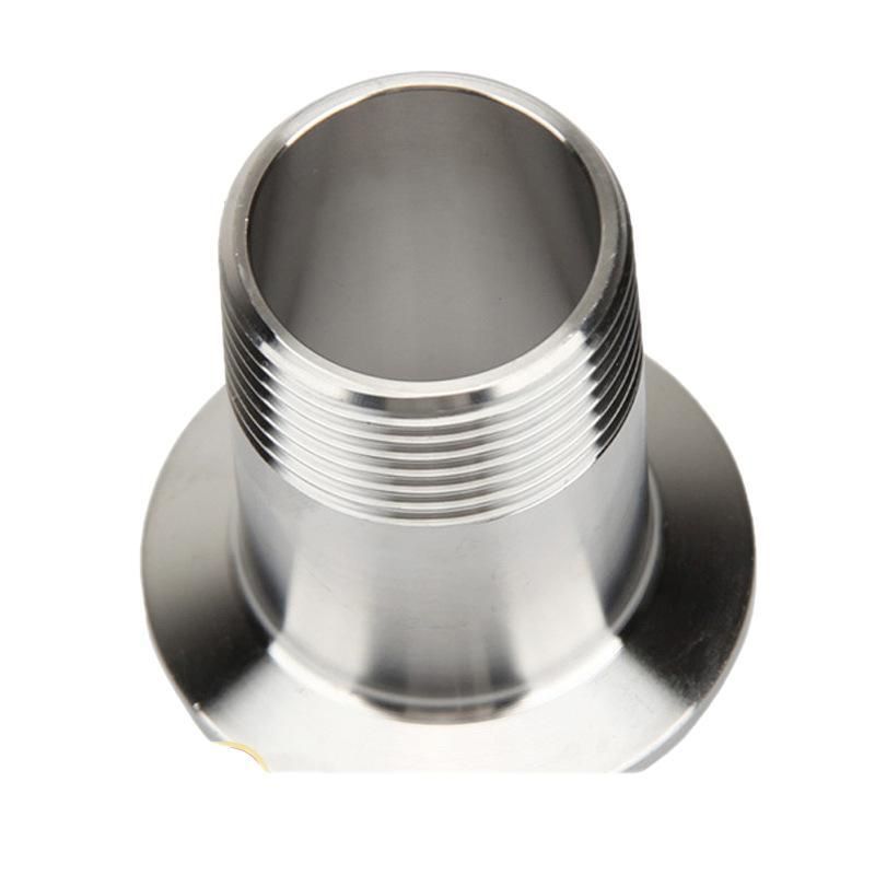 Clamp Mirror Outer Wire Single Head Teeth 304/316 Stainless Steel Sanitary Quick Installation Single Head Teeth Chuck Pipe Fittings