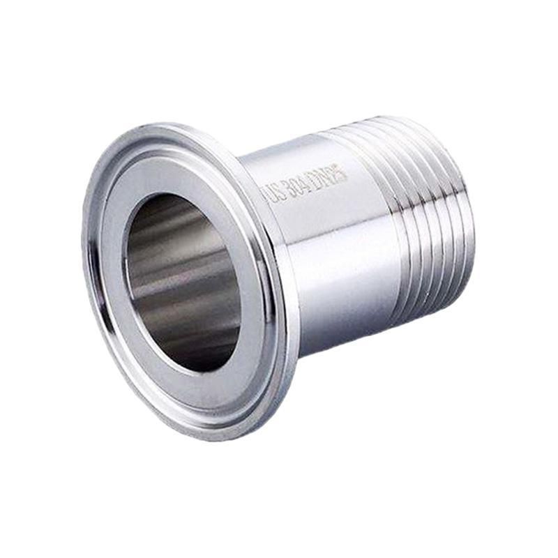 Clamp Mirror Outer Wire Single Head Teeth 304/316 Stainless Steel Sanitary Quick Installation Single Head Teeth Chuck Pipe Fittings