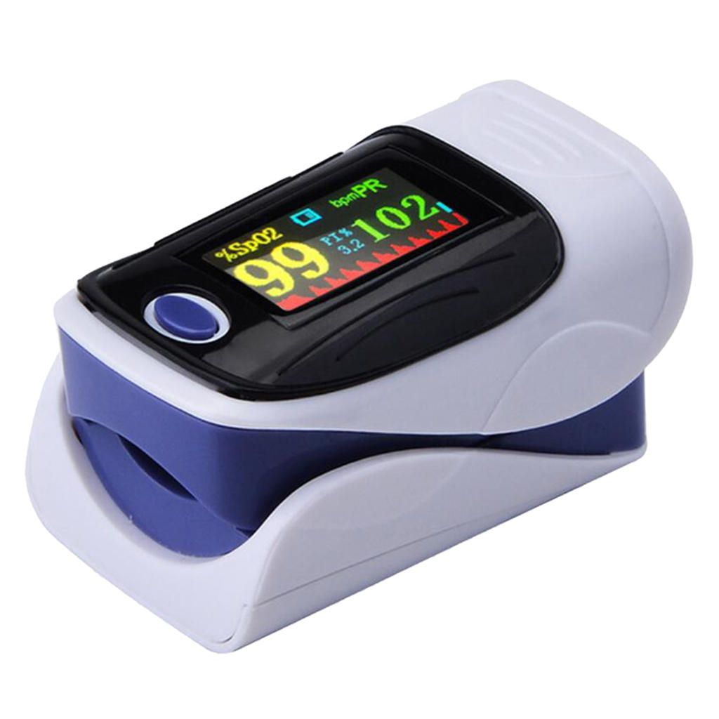 Pulse Ox Spirometer Oxygen Saturation Monitor Purple