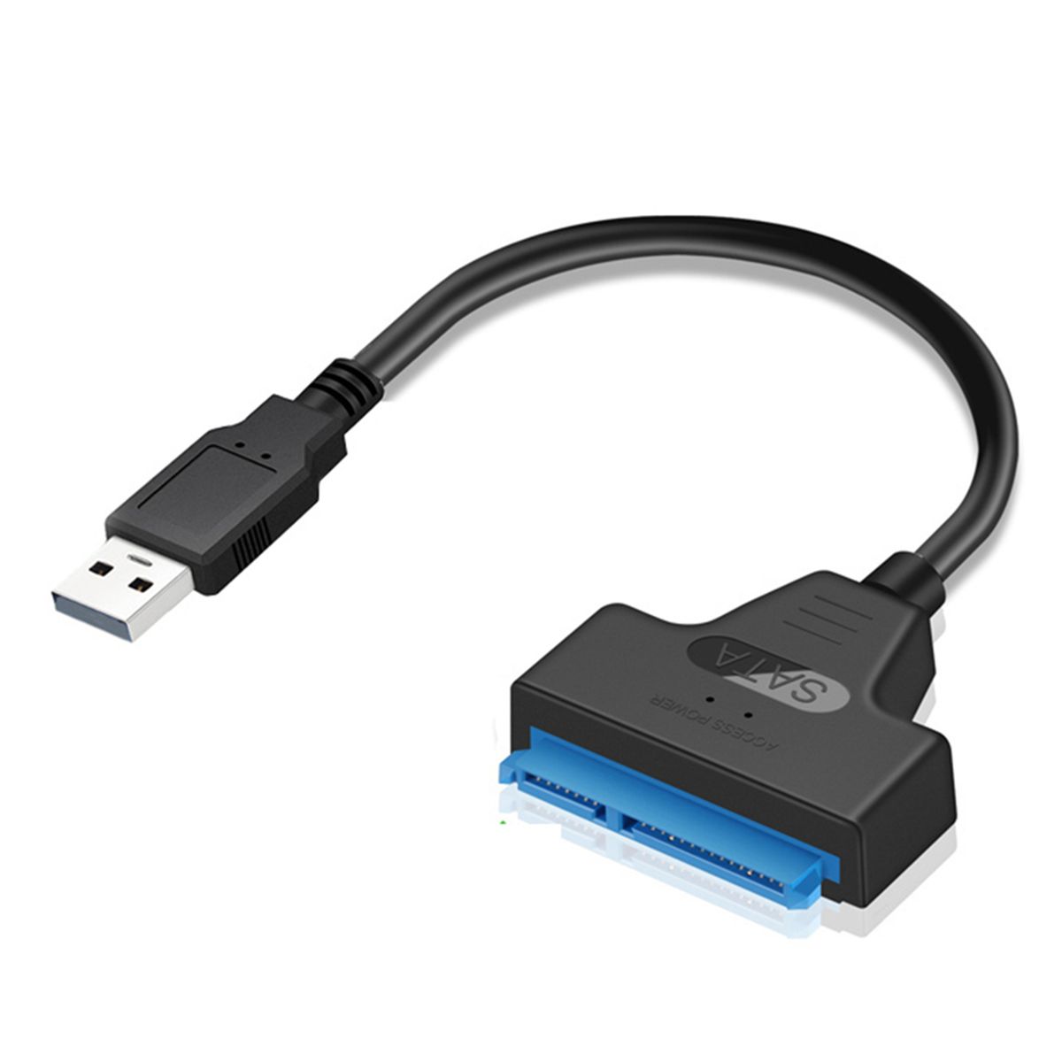 USB 2.0 To SATA Adapter Converter Cable 22Pin Drive Free 2.5