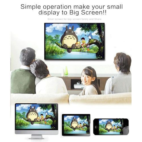 AnyCast M4 , Plus HDMI TV Stick 1080P 3D WiFi Wireless Mini Display Receiver Dongle HDMI TV Miracast DLNA Airplay For IOS Apple IPhone IPad Android Smartphone Windows Mac FITCOOL