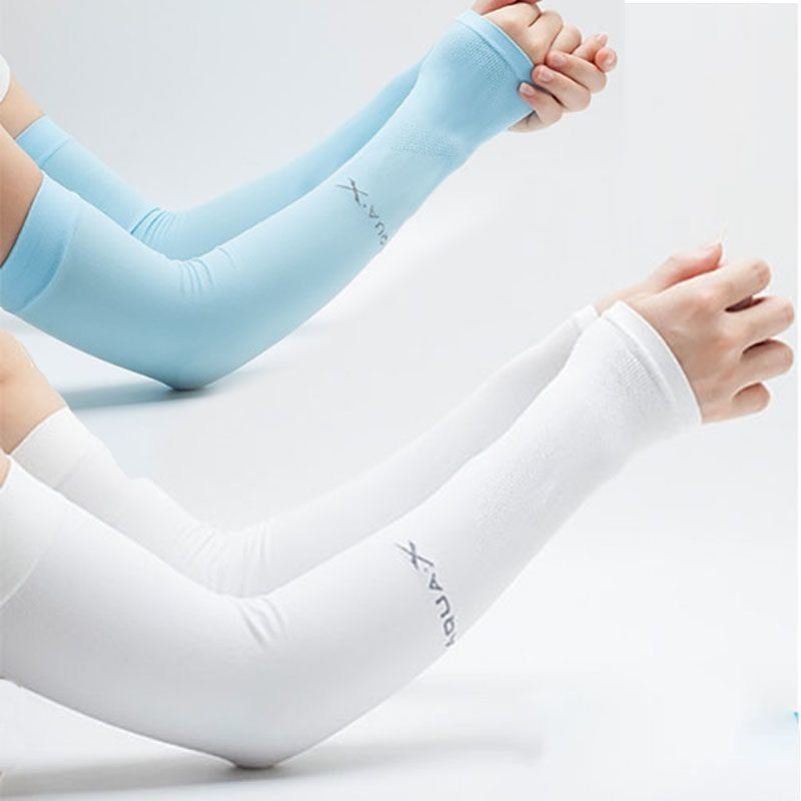 Ice Sleeves Hand Sleeves Unisex Thumb Sleeves Cover Arm Sleeves Protection Blue-black-white-purple