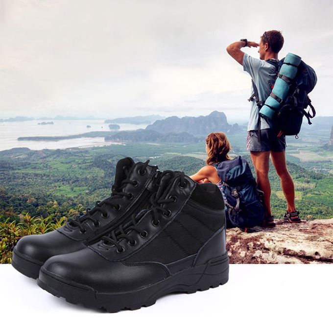 Outdoor Low- Ut Hiking Boots La E-up Sport Men's Shoes For  Amping Mountain-black-44