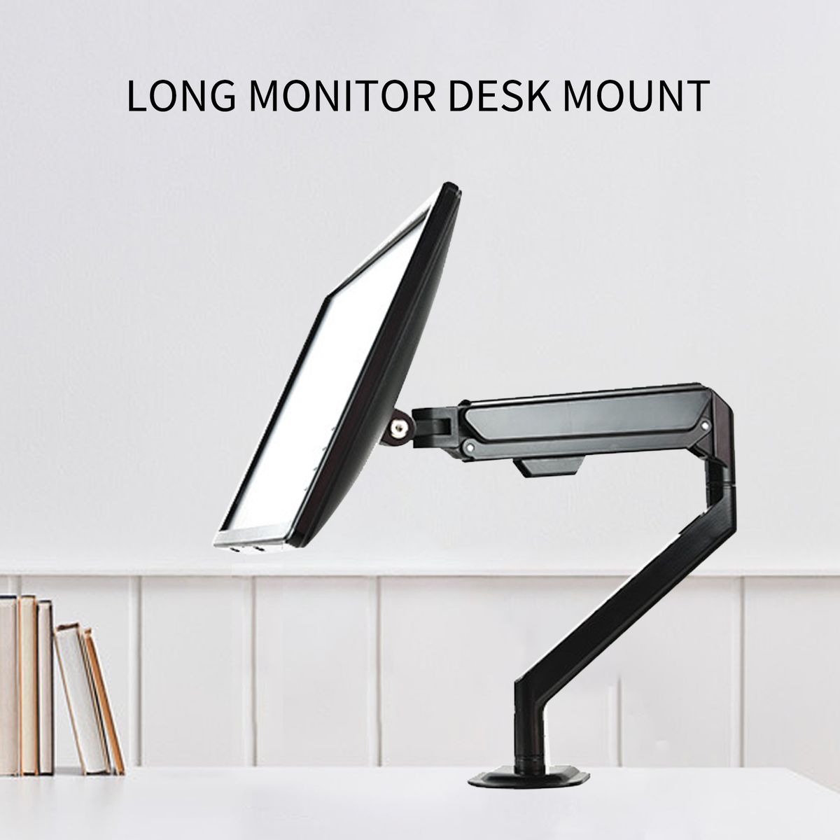 Long Monitor Desk Mount For 13 To 32 Inch Computer Screens