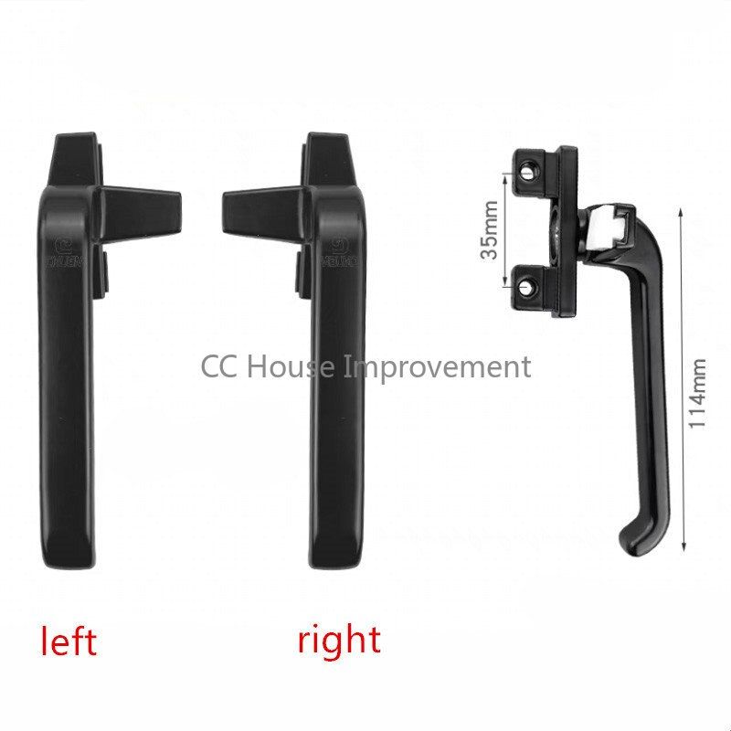 Thickened  Door And Window Handle Right/left For Double Glazing Aluminum Alloy