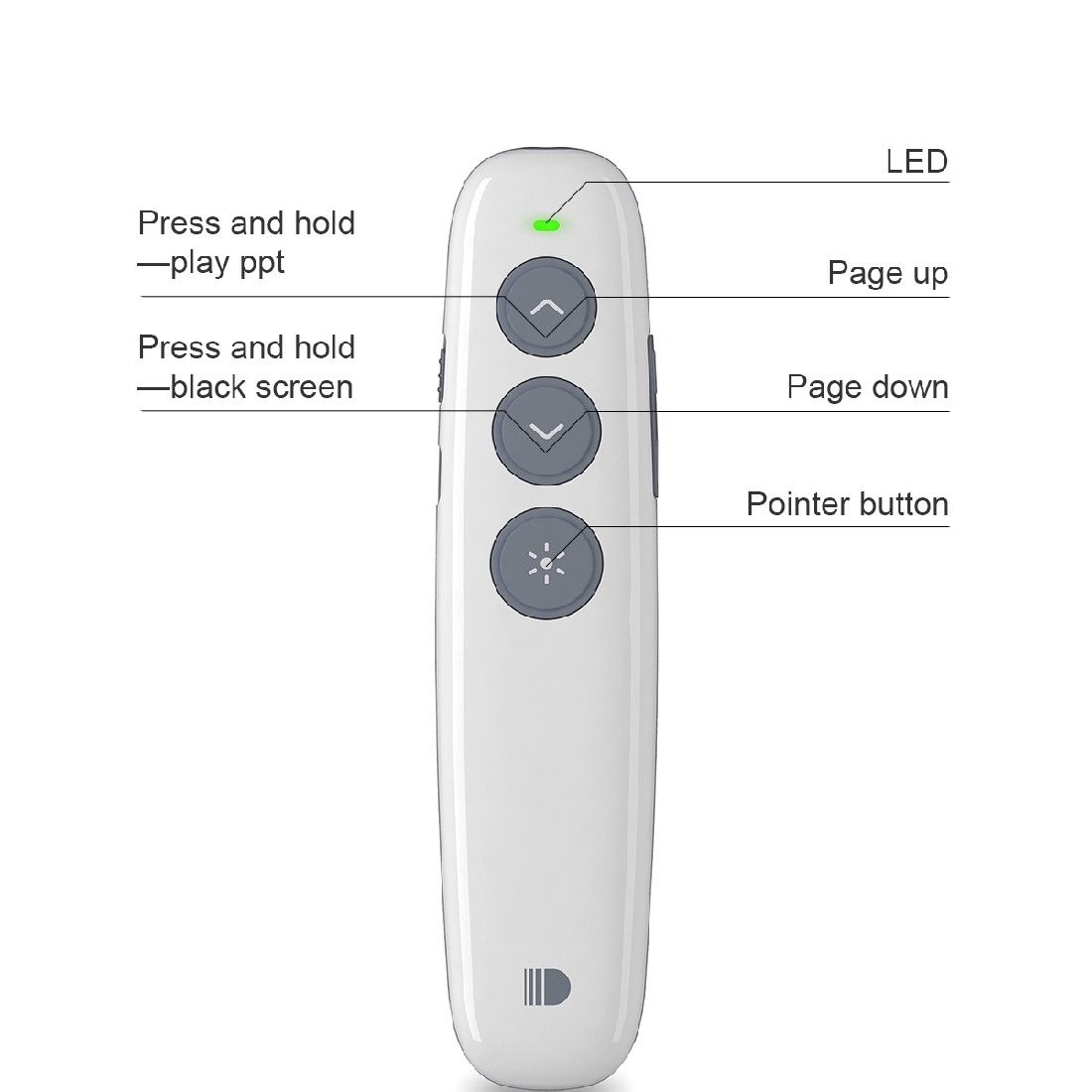 Doosl DSIT007 PPT Presentation Wireless Remote Control Pen