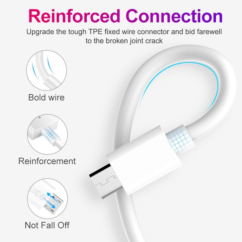 2 In 1 1m USB To Micro USB Data Cable + 30W QC 3.0 4 USB Interfaces Universal Quick Charger Travel Charger Set, UK Plug(White)