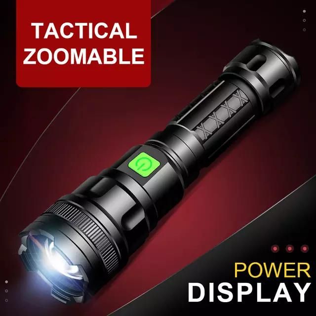 Powerful Security Tactical Aluminum Waterproof Flashlight