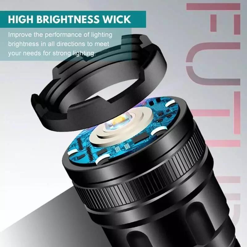 Powerful Security Tactical Aluminum Waterproof Flashlight