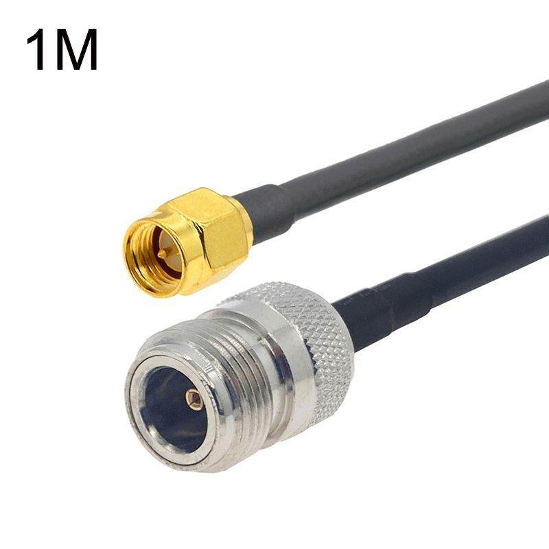 SMA Male To N Female RG58 Coaxial Cable, Cable Length:1m