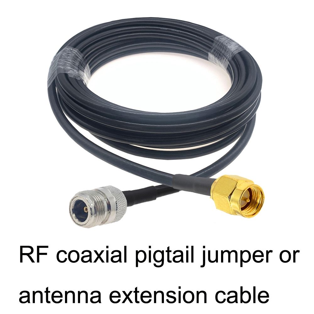 SMA Male To N Female RG58 Coaxial Cable, Cable Length:1m