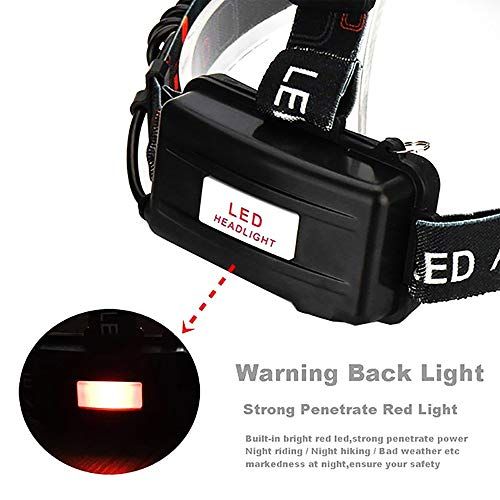 2 Pack Headlamp For Adults LED 6000LM Ultra Bright 3 LED Hea