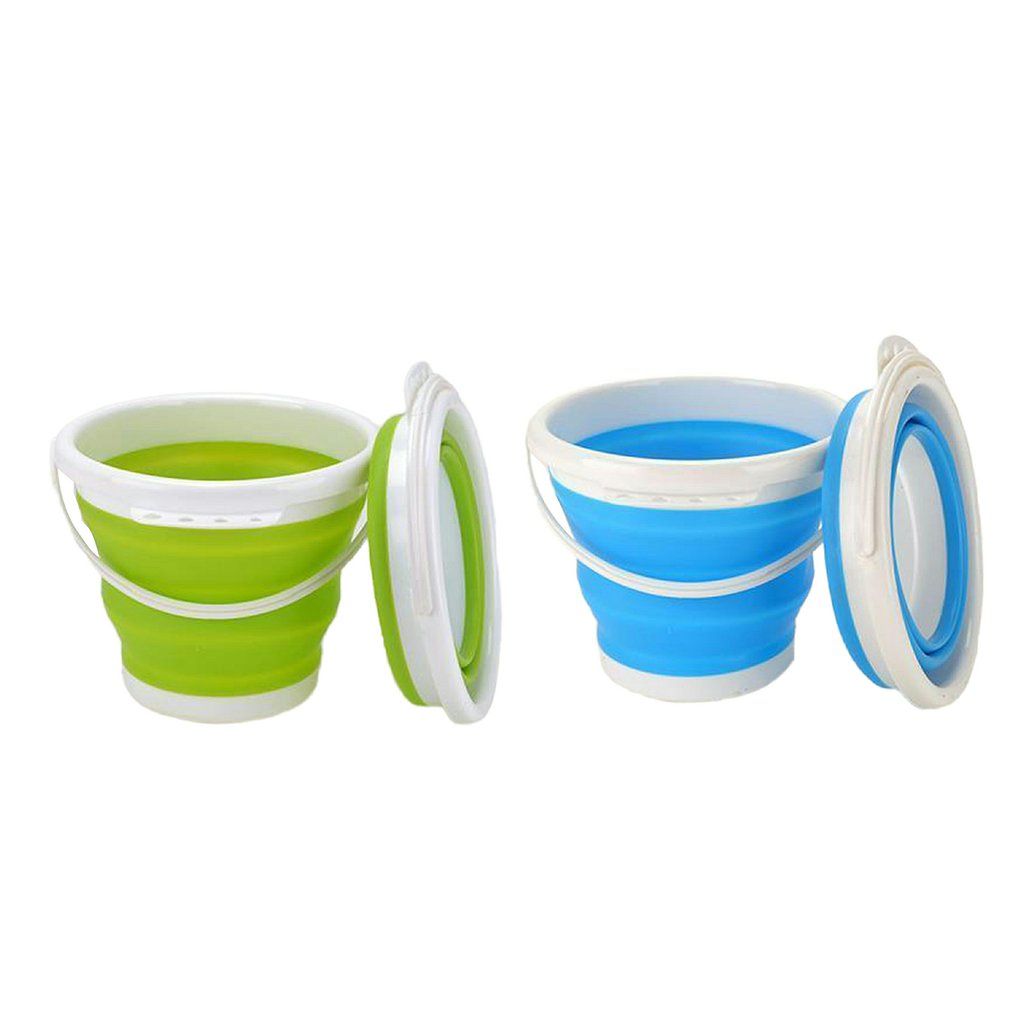 Detachable Washing Machine Portable Special Bucket Retractable Plastic-blue