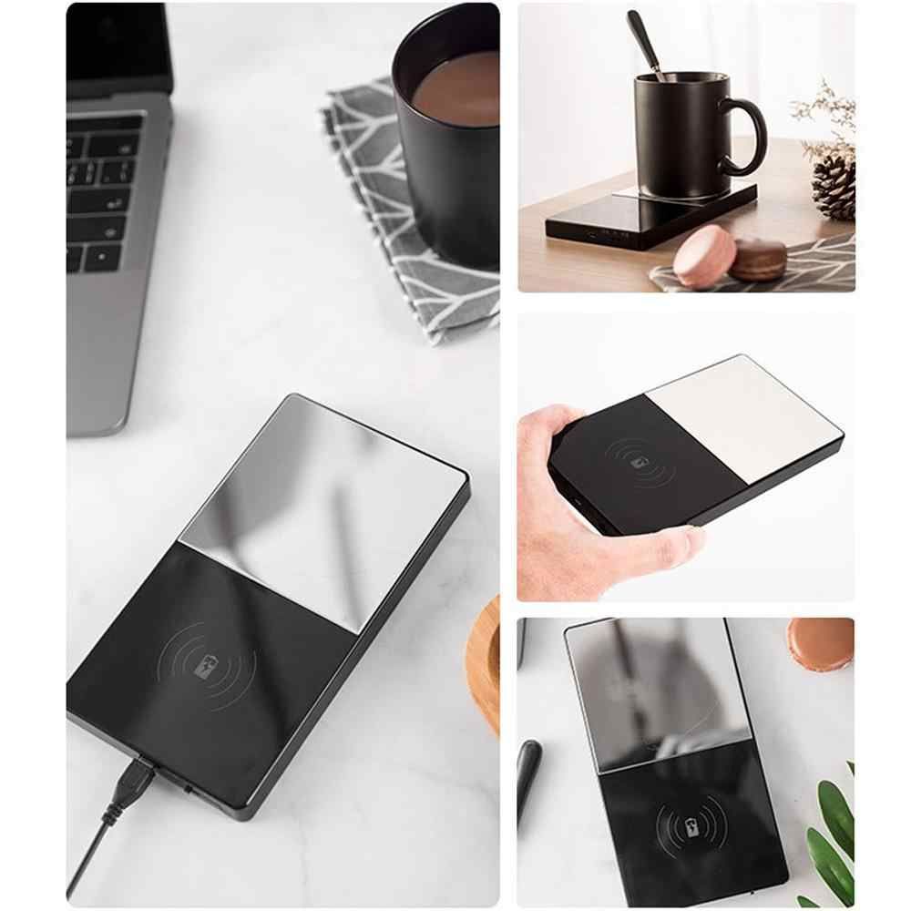 Cup Warmer Coffee Mug Warmer，2 In 1 Wireless Fast Charger