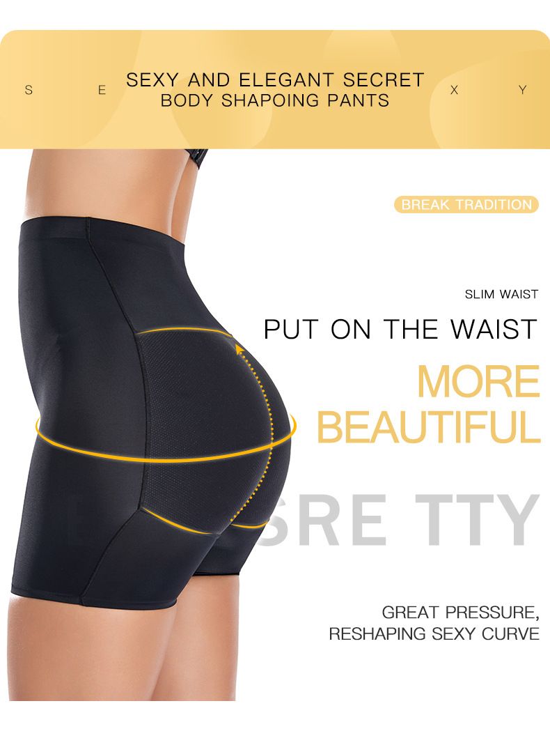 Women Ladies Padded Buttock Lifter Tummy Control  Thigh Slimmer Panty