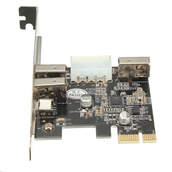 Express 1394a FireWire 400 Port 1 + 2