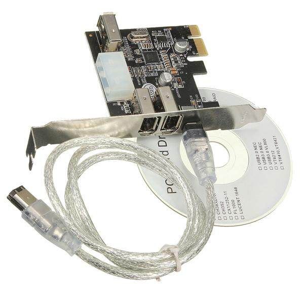 Express 1394a FireWire 400 Port 1 + 2